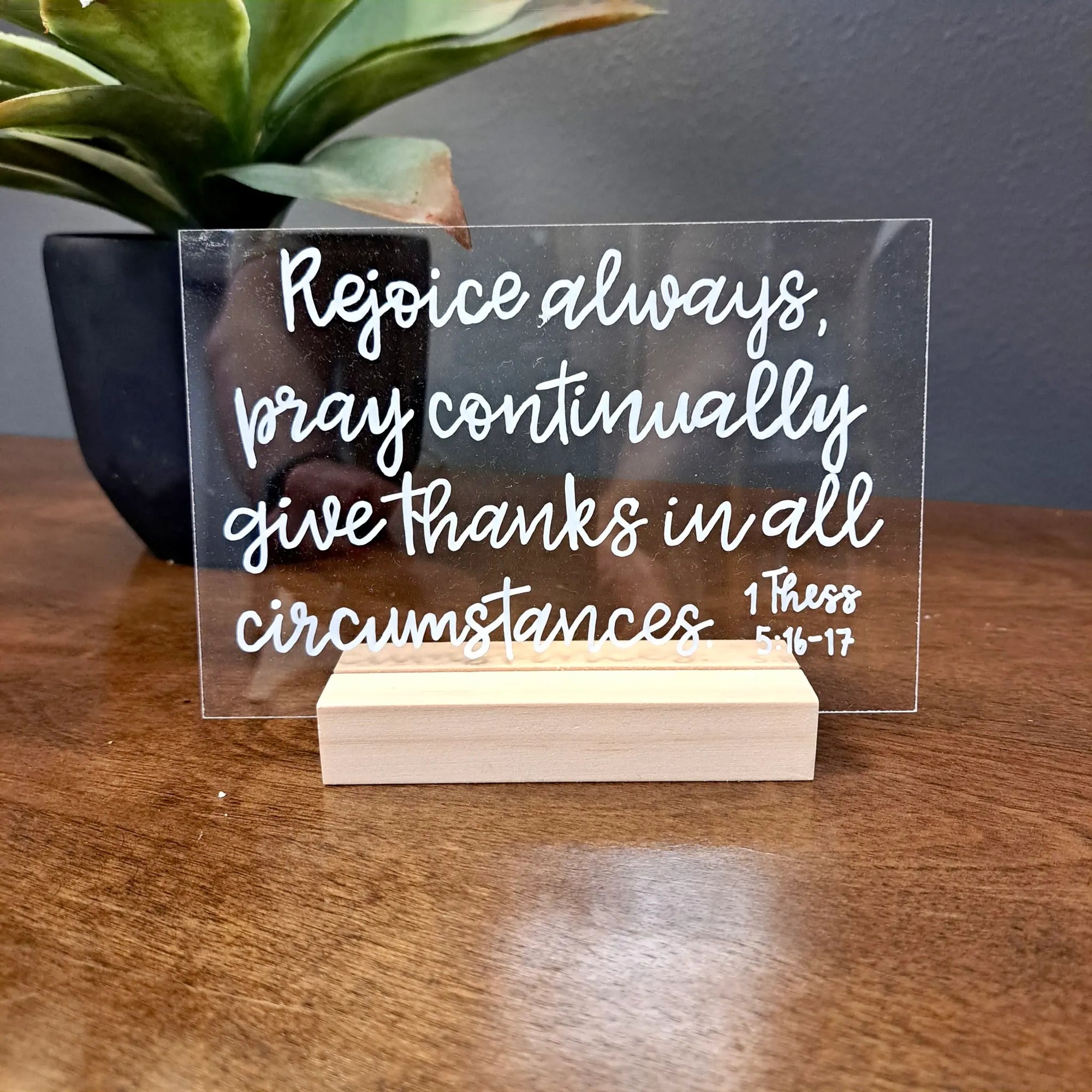 * CUSTOM * Scripture Plaque