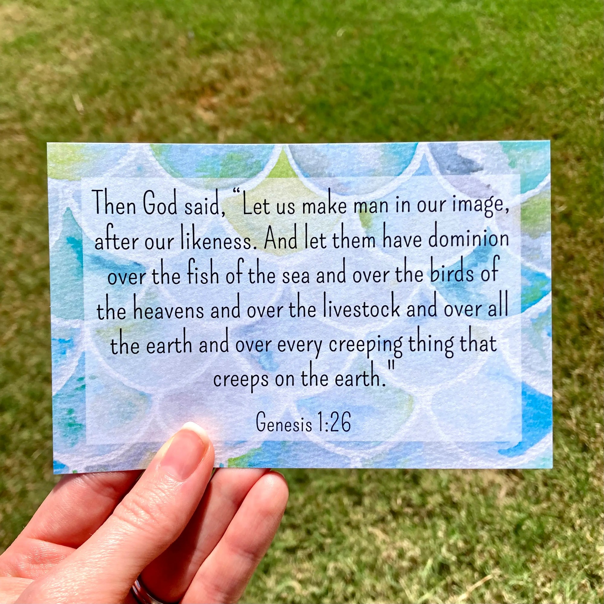 Scripture Memory Cards | Set of 50 | Multicolor | Theological Foundations