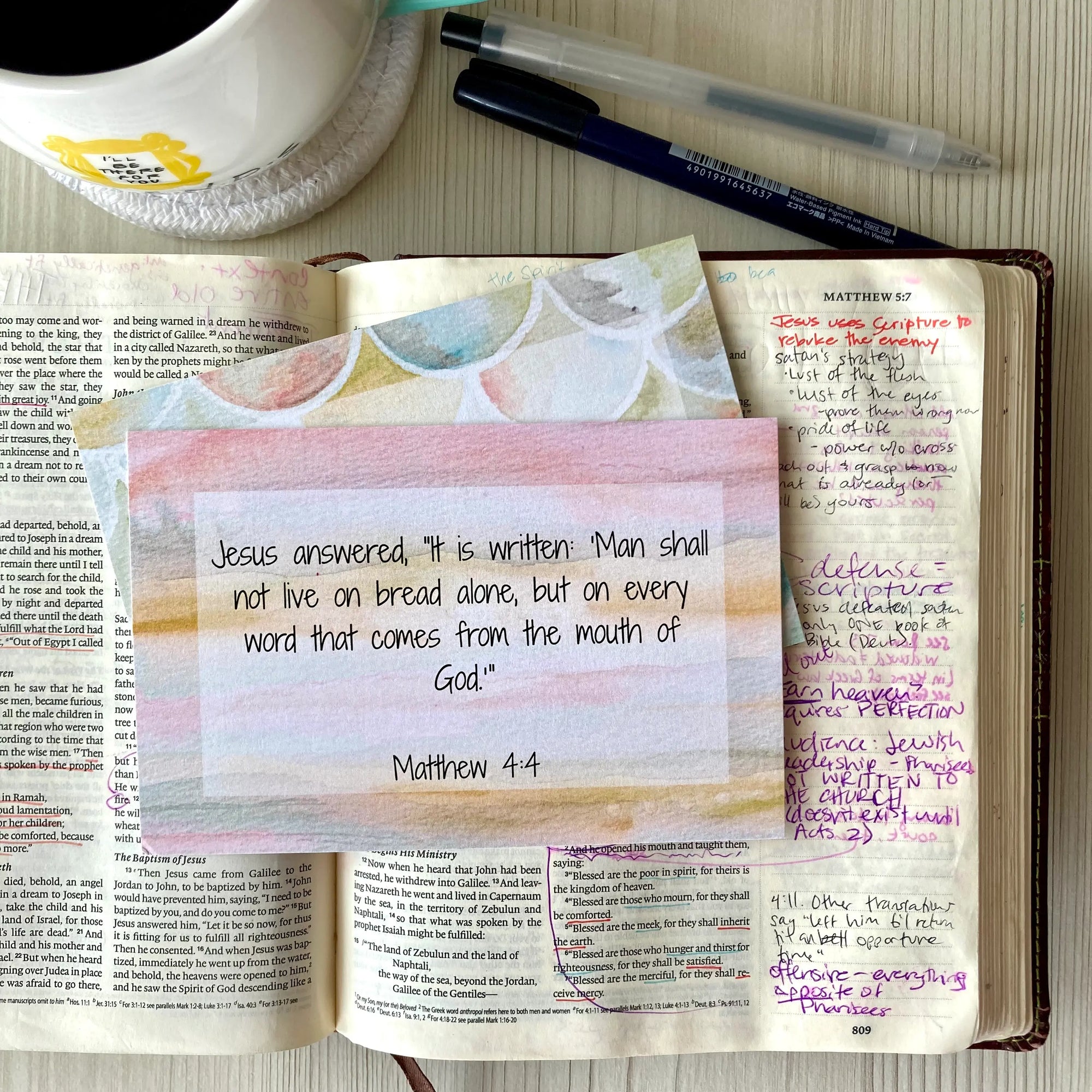 Scripture Memory Cards | Set of 26 | Multicolor | God's Word