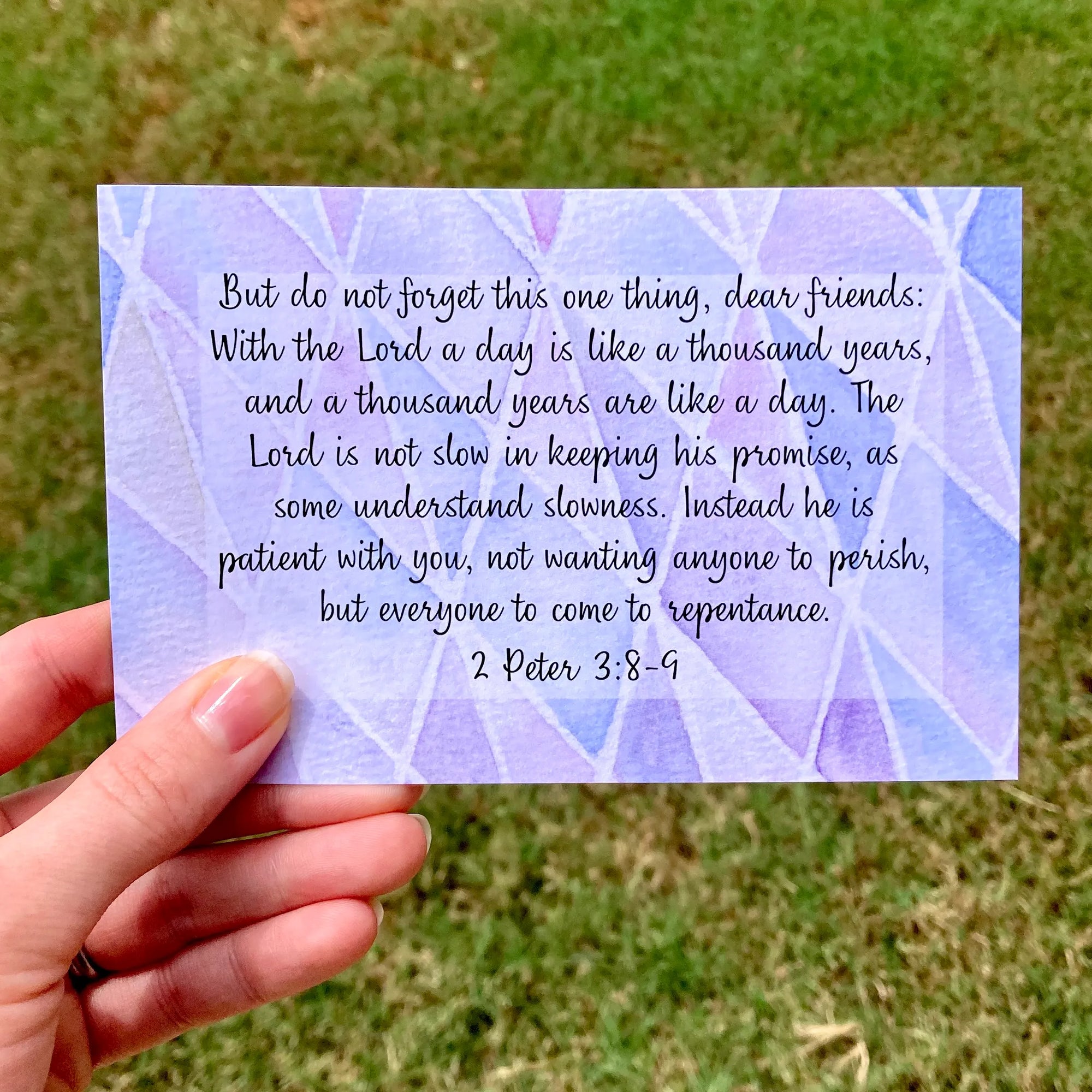 Scripture Memory Cards | Set of 26 | Multicolor | Waiting