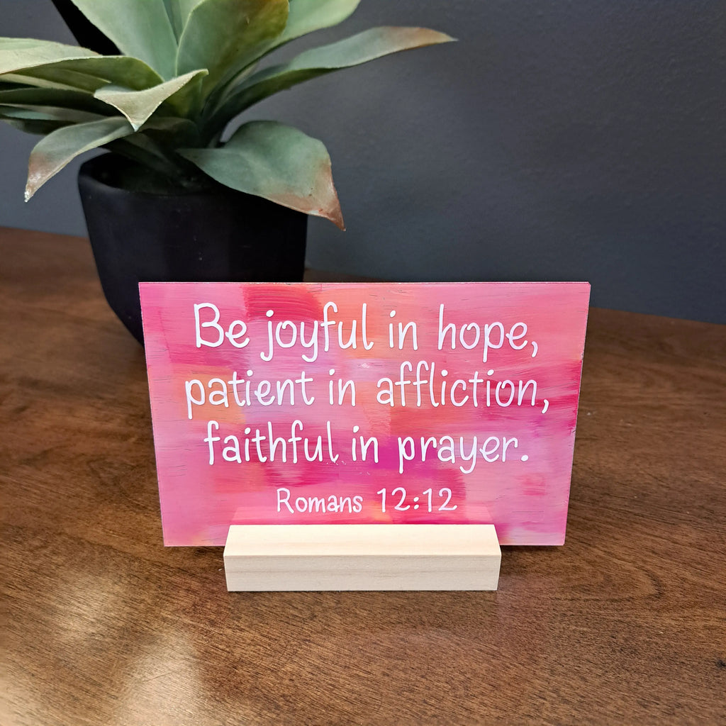 * CUSTOM * Scripture Plaque