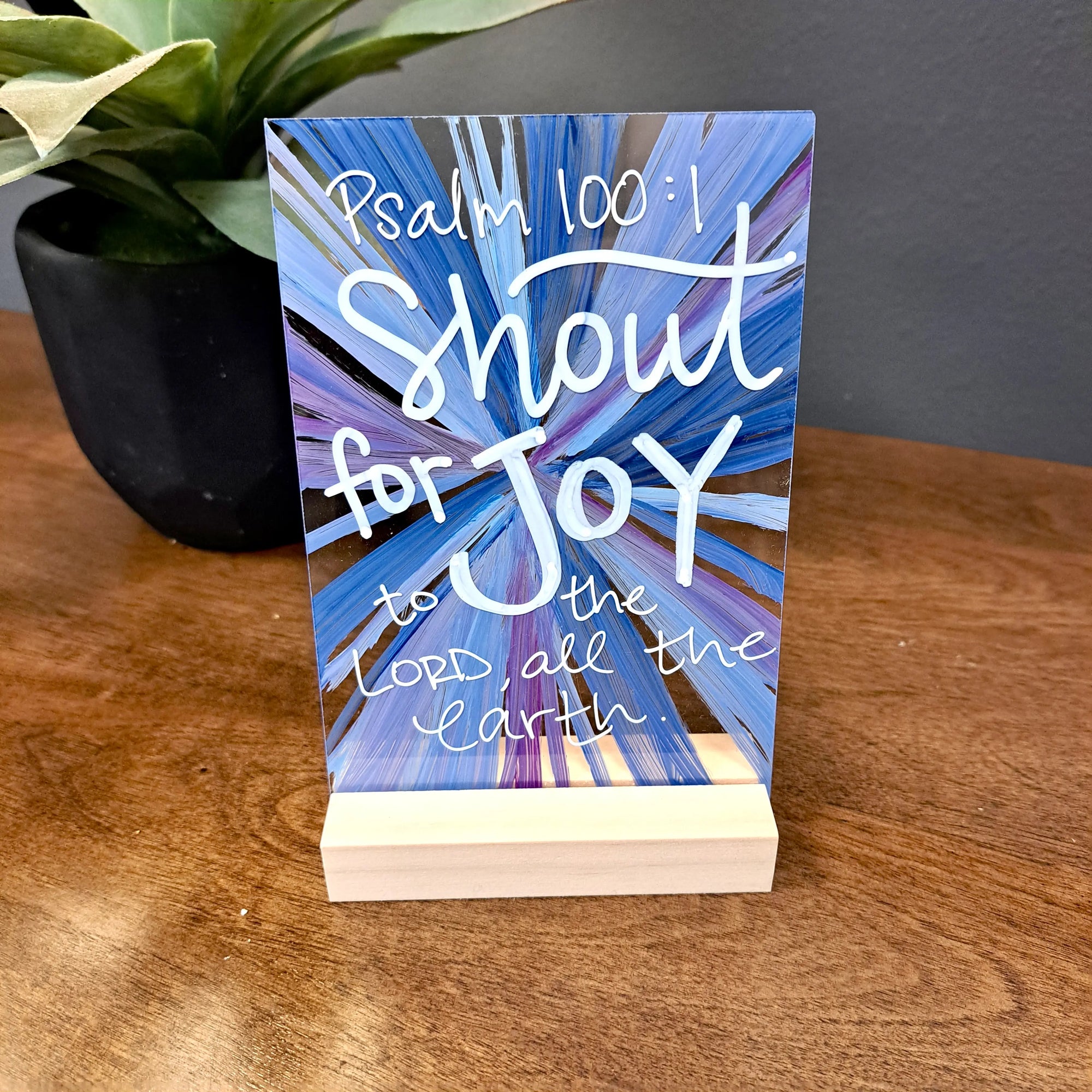 * CUSTOM * Scripture Plaque