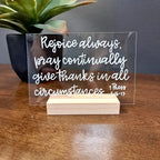* CUSTOM * Scripture Plaque