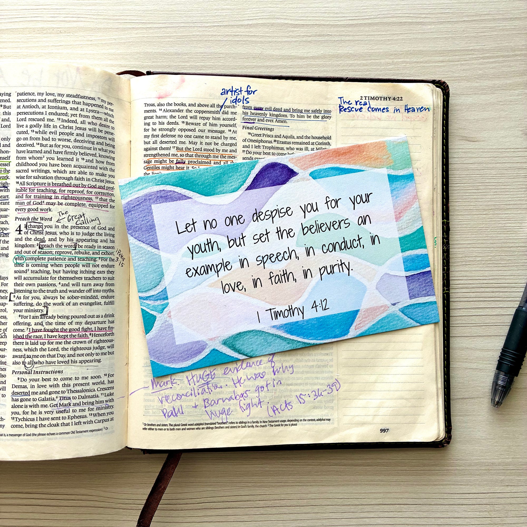 Scripture Memory Cards | Set of 25 | Multicolor | Grad Pack