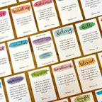 Scripture Memory Cards | Set of 25 | Multicolor | Identity (Ephesians)