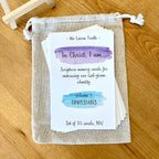 Scripture Memory Cards | Set of 25 | Multicolor | Identity (Ephesians)
