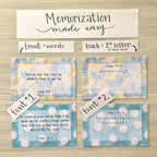 Scripture Memory Cards | Set of 26 | Multicolor | God's Word