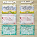 Scripture Memory Cards | Set of 26 | Multicolor | God's Word