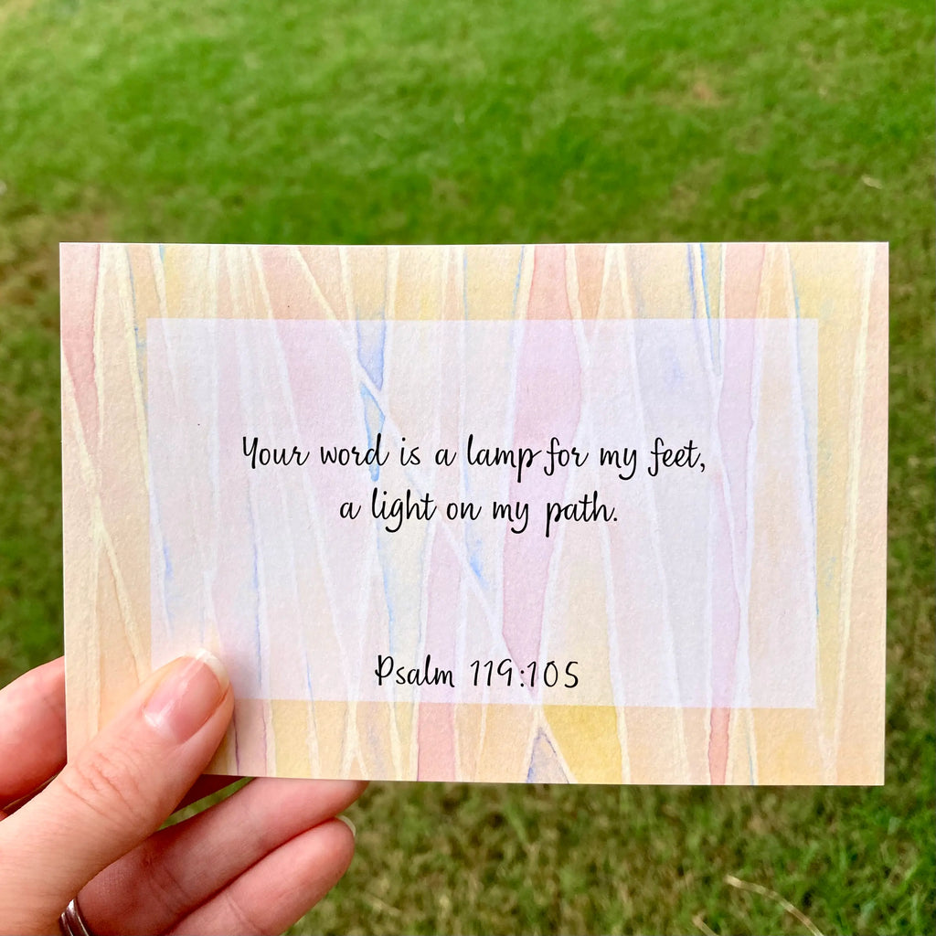 Scripture Memory Cards | Set of 26 | Multicolor | God's Word