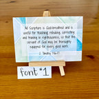 Scripture Memory Cards | Set of 26 | Multicolor | God's Word