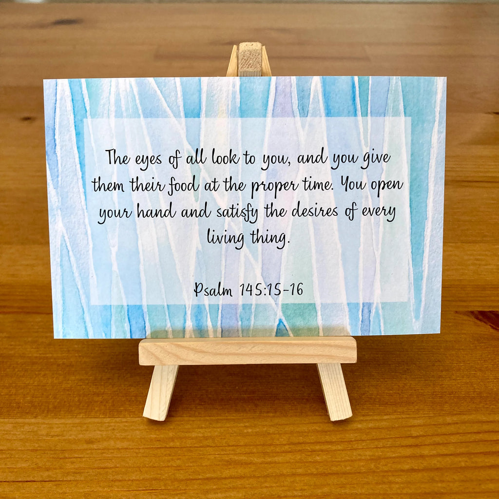 Scripture Memory Cards | Set of 26 | Multicolor | Waiting