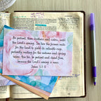 Scripture Memory Cards | Set of 26 | Multicolor | Waiting