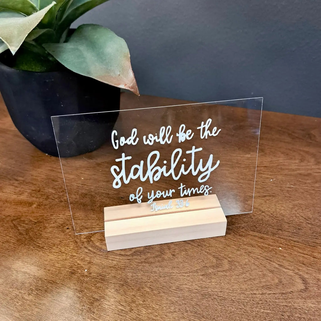 * CUSTOM * Scripture Plaque