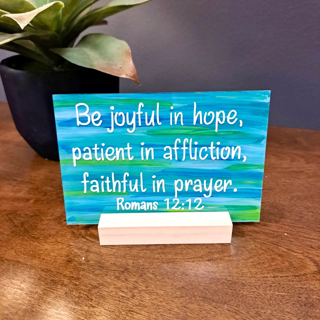 * CUSTOM * Scripture Plaque